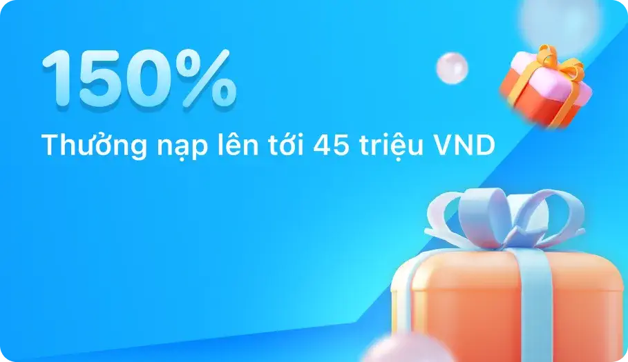 Khuyến mãi nạp đầu +150% giành cho thành viên mới tại de88