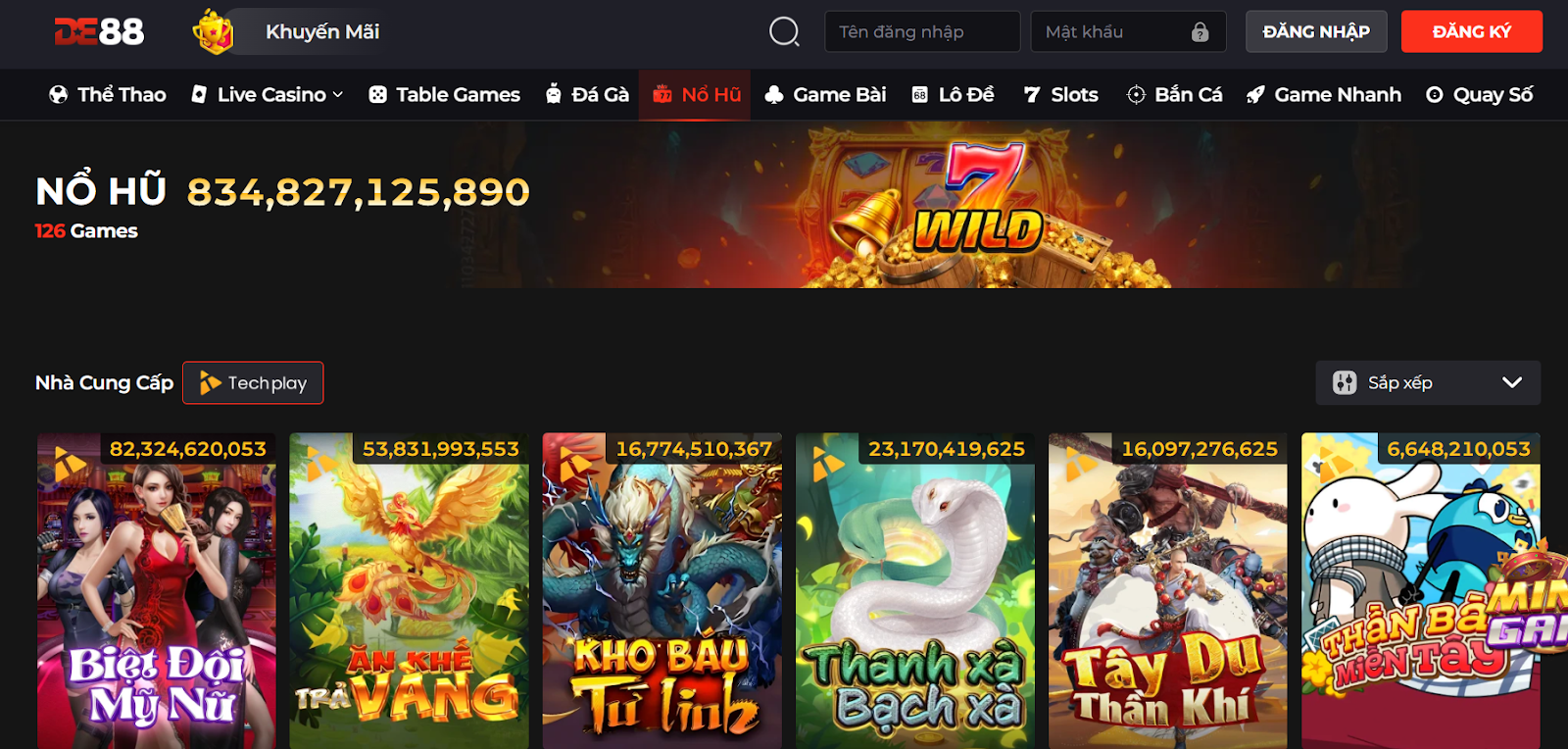 (Slot quay hũ DE88)