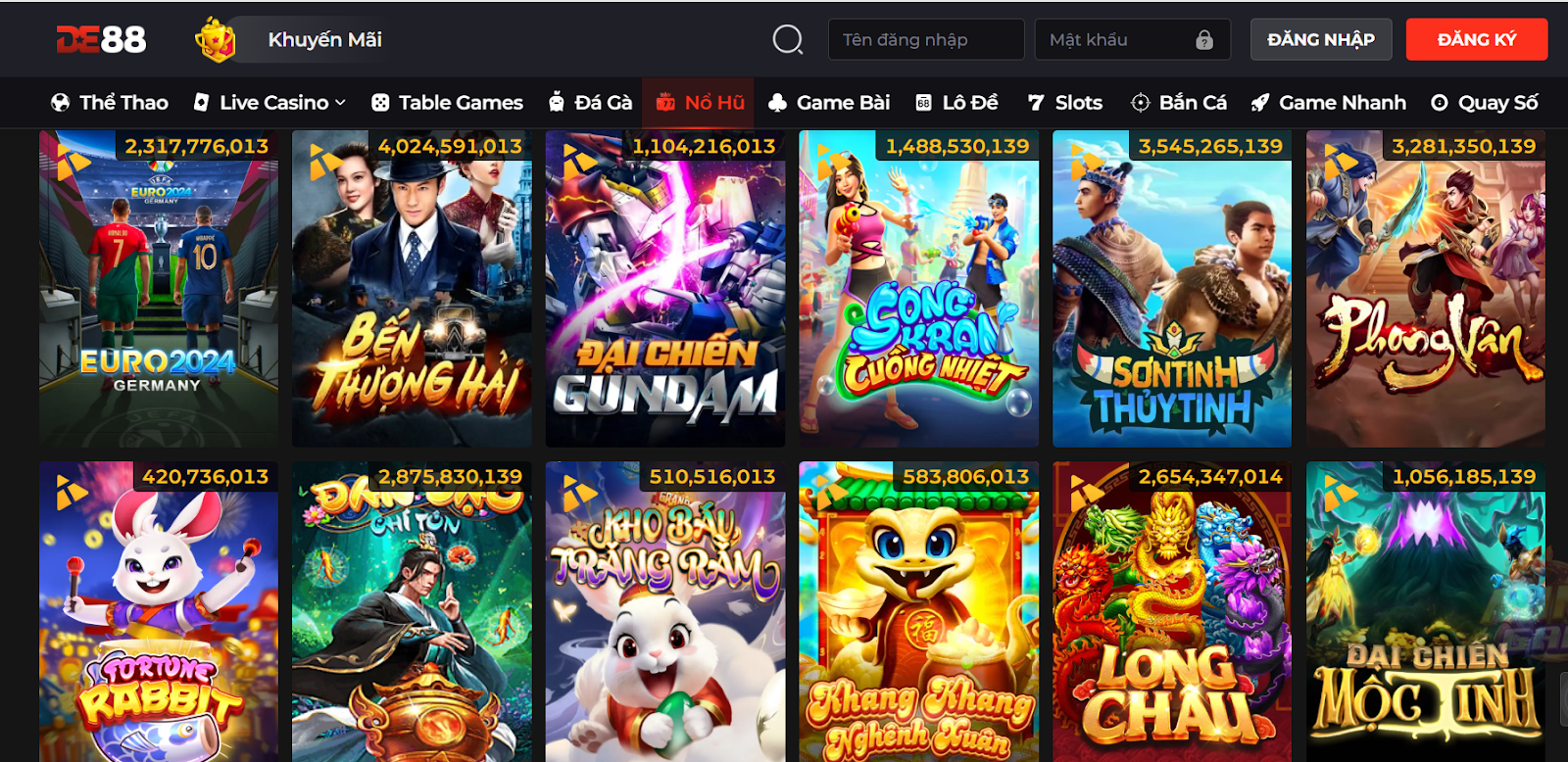 (Hướng dẫn cách chơi game slot quay hũ DE88)