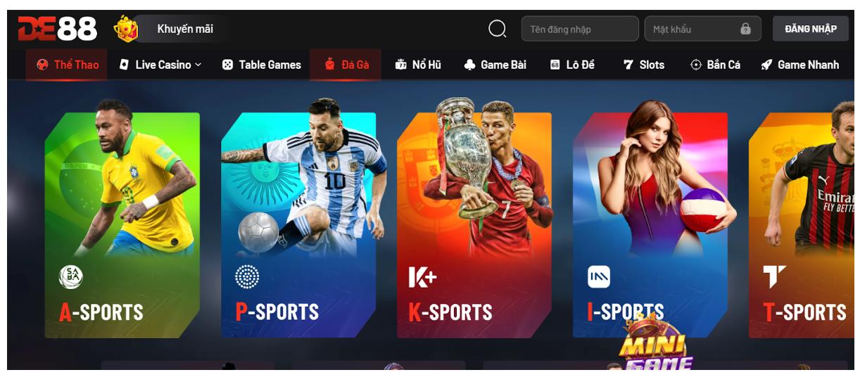 Giới thiệu những tính năng vượt trội của nhà cái DE88